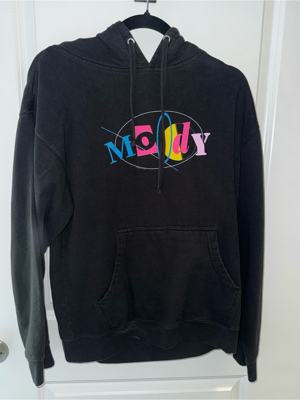 Anti Social Social Club Black Hoodie with Bright 'Moody' Graphic